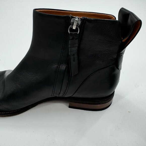 Sarto by Franco Sarto Leather Lori Boots Size 7M Black Side Zipper Round Toe - Picture 11 of 11